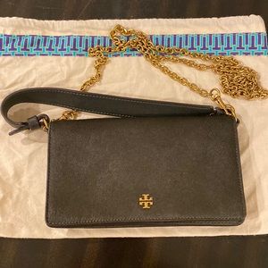 Small Tory Burch Gold Chain Mini Cross Body